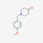 Structure of N-(4-methoxybenzyl)-4-piperidone