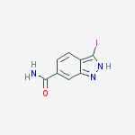 Structure of 1H-Indazole-6-carboxaMide, 3-iodo-