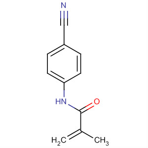 Chemical structure of 2-Propenamide, N-(4-cyanophenyl)-2-methyl-