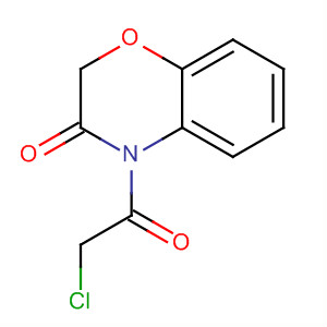 2H-1,4-Benzoxazin-3(4H)-one, 4-(chloroacetyl)-结构式