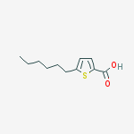 Structure of 5-Hexyl-2-thiophenecarboxylic acid