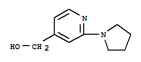 (2-PYRROLIDIN-1-YLPYRID-4-YL)METHANOL 97+%结构式