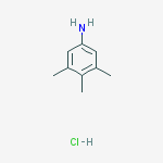 3,4,5-Trimethylaniline hydrochloride结构式
