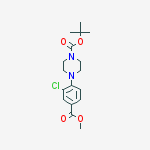 Structure of Methyl 4-(4-Boc-1-piperazinyl)-3-chlorobenzoate