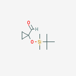 Structure of Cyclopropanecarboxaldehyde, 1-[[(1,1-dimethylethyl)dimethylsilyl]oxy]-