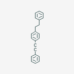 Structure of 1-(2-Phenylethyl)-4-(phenylethynyl)benzene, 97%