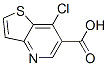 Structure of 7-CHLOROTHIENO[3,2-B]PYRIDINE-6-CARBOXYLIC ACID