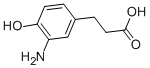 3-(3-AMINO-4-HYDROXYPHENYL)PROPANOIC ACID结构式