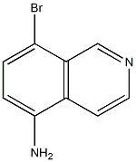8-溴异喹啉-5-胺结构式