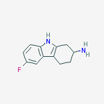 Structure of 6-fluoro-2,3,4,9-tetrahydro-1H-Carbazol-2-aMine