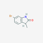 Structure of 6-bromo-3-methyl-1,3-dihydro-indol-2-one