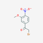 Structure of 2-Bromo-1-(3-methoxy-4-nitrophenyl)-1-ethanone
