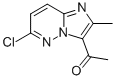 Structure of 1-(6-CHLORO-2-METHYLIMIDAZO[1,2-B]PYRIDAZIN-3-YL)-ETHANONE