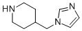 Structure of 4-(1H-IMIDAZOL-1-YLMETHYL)-PIPERIDINE
