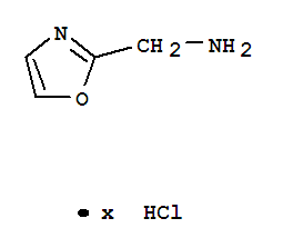 Structure of  (OXAZOL-2-YL)METHANAMINE HYDROCHLORIDE 