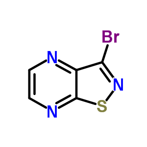 Structure of 3-Bromoisothiazolo[4,5-b]pyrazine