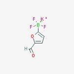 Structure of POTASSIUM 5-FORMYLFURAN-2-YLTRIFLUOROBORATE