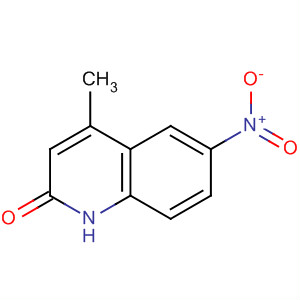 Structure of 2(1H)-Quinolinone, 4-methyl-6-nitro-