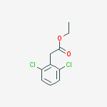 ethyl 2-(2,6-dichlorophenyl)acetate结构式