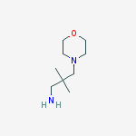 Structure of (2,2-DIMETHYL-3-MORPHOLIN-4-YLPROPYL)AMINE 95%