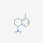 5-methyl-1,2,3,4-tetrahydronaphthalen-1-amine结构式