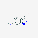 (6-AMINO-1H-INDAZOL-3-YL)METHANOL结构式
