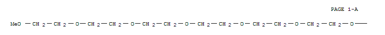 Structure of 3,6,9,12,15,18,21,24,27,30,33-Undecaoxatetratriacontanoic acid