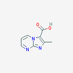 Structure of 2-MethyliMidazo[1,2-a]pyriMidine-3-carboxylic acid