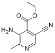 ethyl 3-amino-5-cyano-2-methylpyridine-4-carboxylate结构式