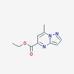 ethyl 7-methylpyrazolo[1,5-a]pyrimidine-5-carboxylate结构式