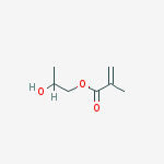 Chemical structure of POLY(HYDROXYPROPYL METHACRYLATE)