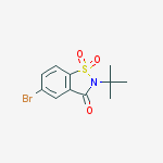 Structure of 5-Bromo-2-(tert-butyl)benzo[d]isothiazol-3(2H)-one 1,1-dioxide