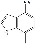 4-氨基-7-甲基吲哚结构式