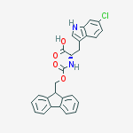 Fmoc-Trp(6-Cl)-OH结构式