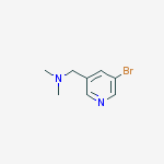 Structure of 1-(5-Bromopyridin-3-yl)-N,N-dimethylmethanamine