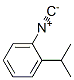 Structure of Benzene,1-isocyano-2-(1-methylethyl)-