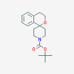 tert-butyl spiro[3,4-dihydroisochromene-1,4'-piperidine]-1'-carboxylate结构式