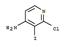 Structure of 2-CHLORO-3-IODOPYRIDIN-4-AMINE