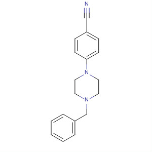 Benzonitrile, 4-[4-(phenylmethyl)-1-piperazinyl]-结构式