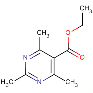 Structure of 5-Pyrimidinecarboxylic acid, 2,4,6-trimethyl-, ethyl ester