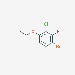 Structure of 1-Bromo-3-chloro-4-ethoxy-2-fluorobenzene