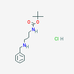 Structure of tert-butyl (3-(benzylamino)propyl)carbamate