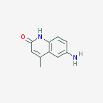 Structure of 6-AMINO-4-METHYL-QUINOLIN-2-OL