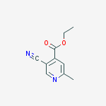 Structure of Ethyl 5-cyano-2-methylisonicotinate