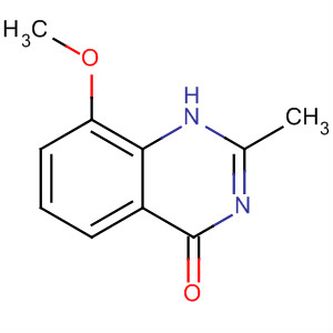 Structure of 4(1H)-Quinazolinone, 8-methoxy-2-methyl-
