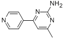 Structure of 4-METHYL-6-PYRIDIN-4-YLPYRIMIDIN-2-AMINE