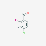 Structure of 4-chloro-2-fluoro-3-iodobenzaldehyde