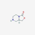 Structure of (R)-tetrahydro-1H-oxazolo[3,4-a]pyrazin-3(5H)-one