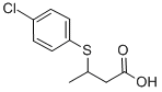 Structure of 3-(4-CHLOROPHENYLTHIO)BUTYRIC ACID