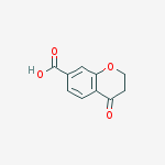 Structure of 4-oxochromane-7-carboxylic acid